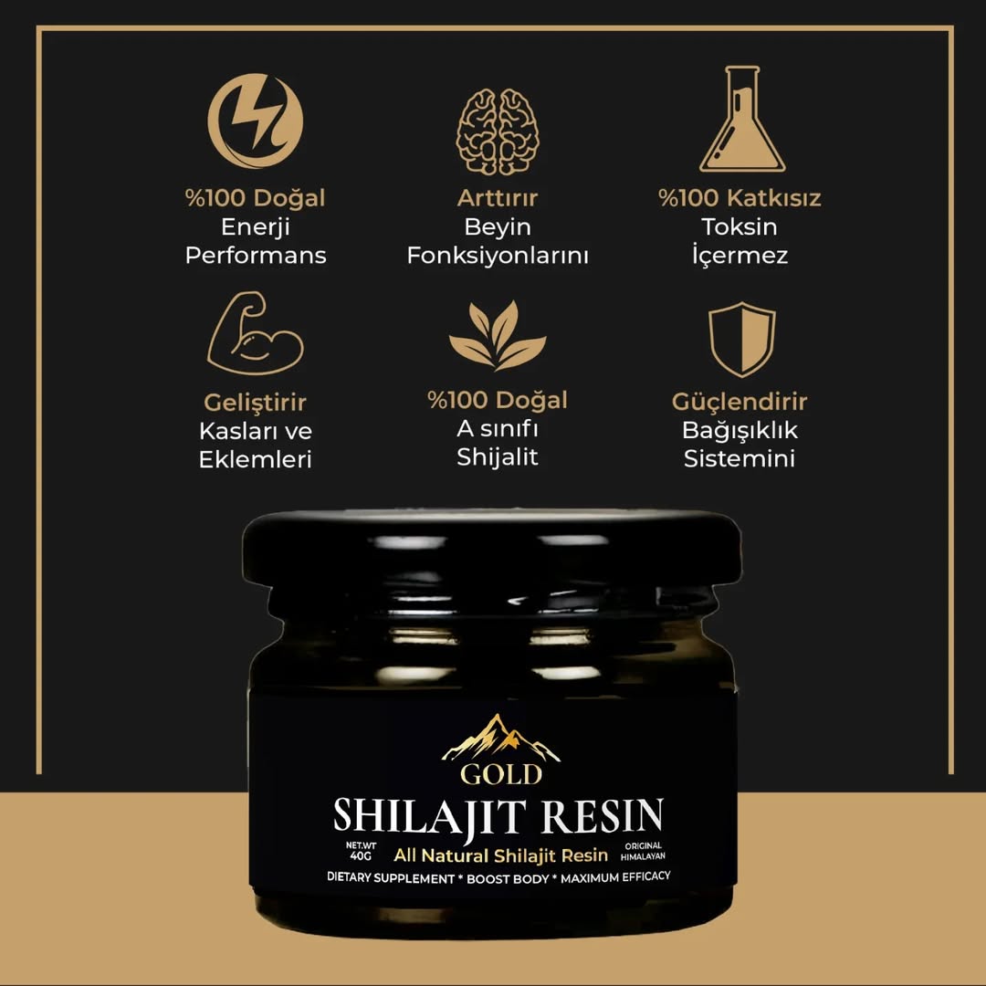 SHİLAJİT GOLD SAF HİMALAYAN REÇİNE